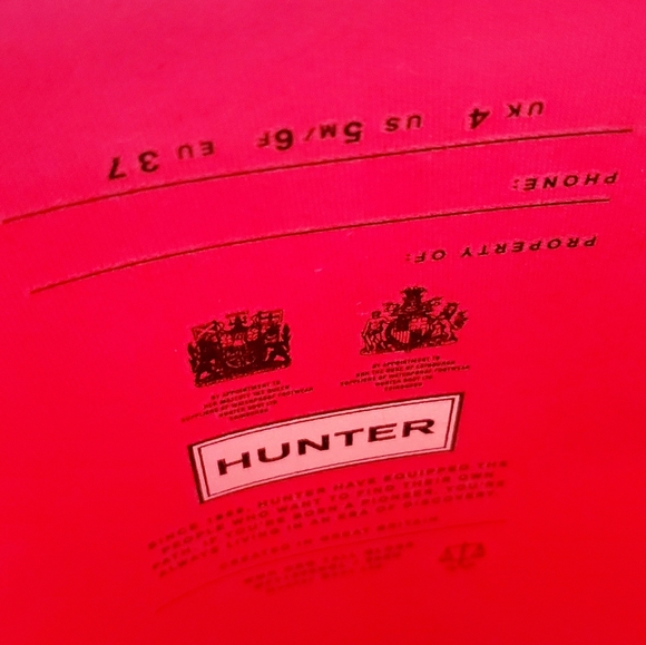 ๐Rain Hunter Boots Like New Tall Gloss๐ - Picture 5 of 16